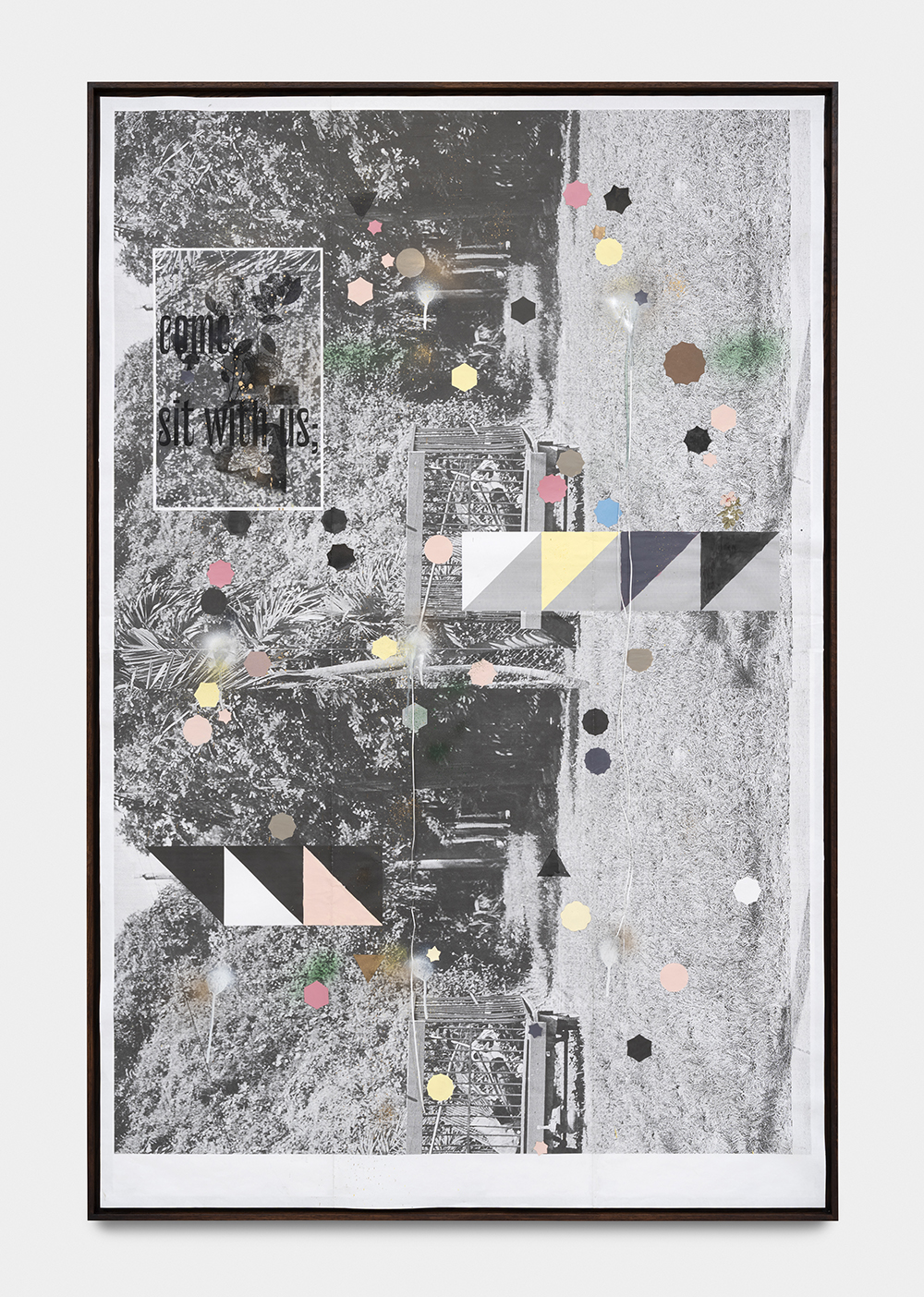 Untitled (….whispered intelligence lurking in leaves; come … sit with us)